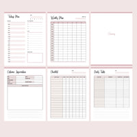 Cleaning business planner printable