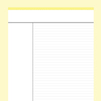 Cornell Notes Printable