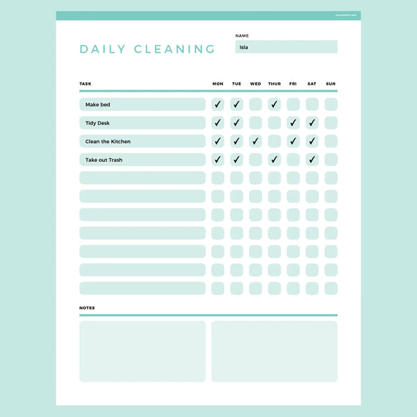 Daily Cleaning Checklist Editable Instant Download Fillable PDF A4 daily-cleaning-checklist-editable-instant-download-fillable-pdf-a4