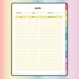 Income Savings Planner - Digital Planner for Goodnotes