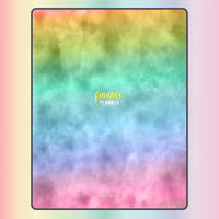 Digital Budget Planner - Rainbow Cover Page