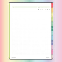 Dot Grid Notebook Digital Paper