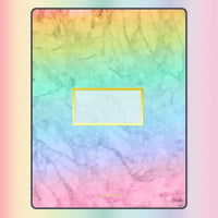 Rainbow Cover Page Digital Noteboook