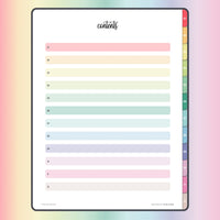 Dot Line Graph Notebook Digital Dot Grid Notebook | Hyperlinked PDF for Goodnotes and ...