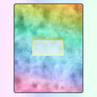 Digital Dream Journaling Cover Page - Rainbow Color Scheme