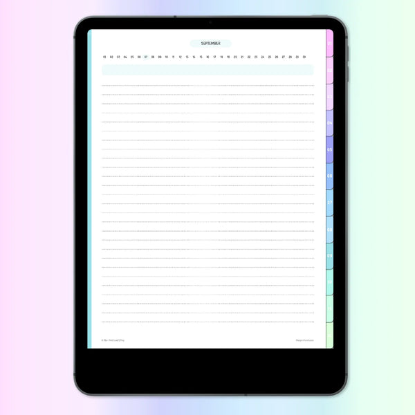 Digital Journaling Template