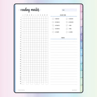 Book reading minutes tracker from a digital reading journal