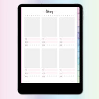 Digital Reading Journal For Goodnotes or Notability