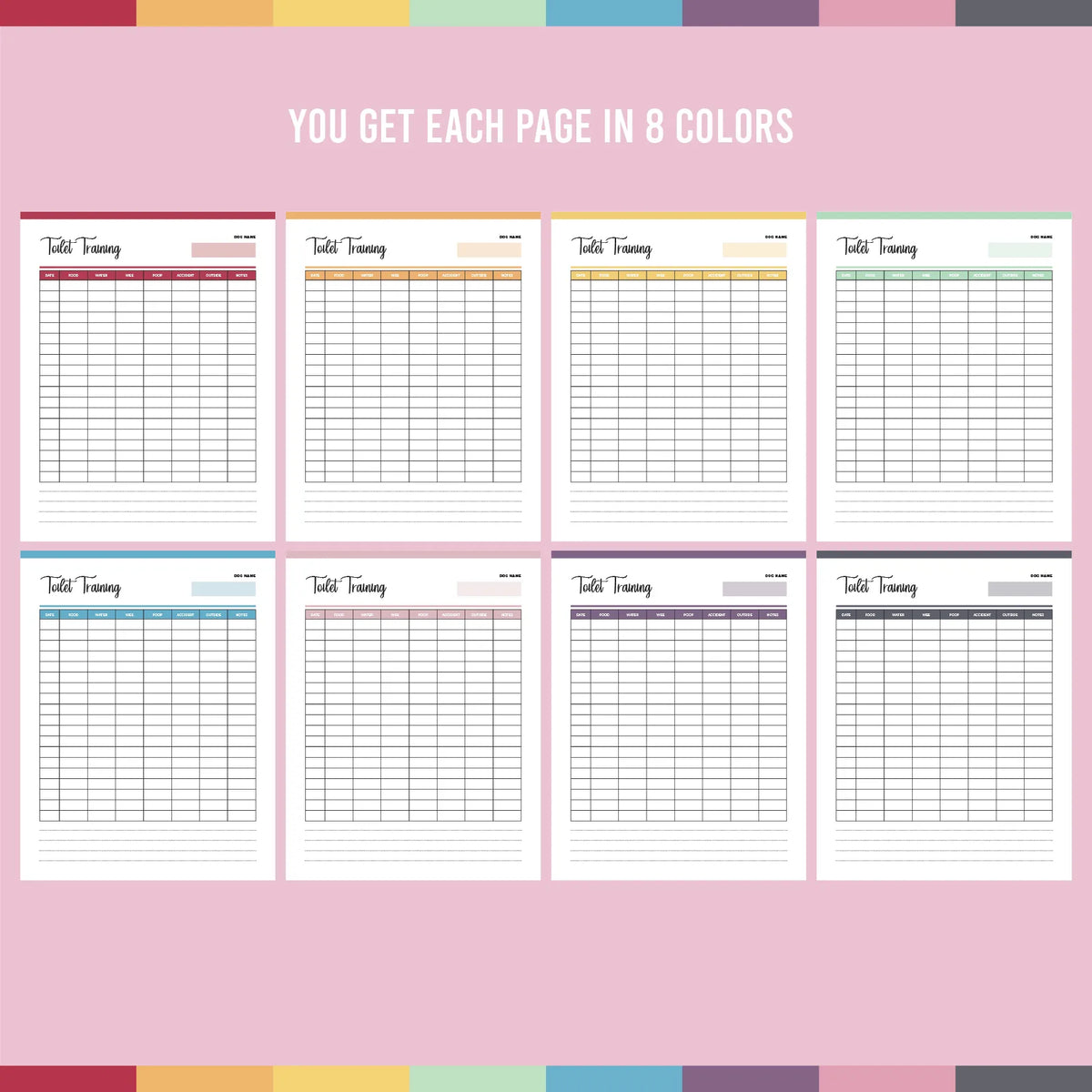 Printable Dog Training Business Planner 58 PAGE Downloadable PDF Plan Print Land