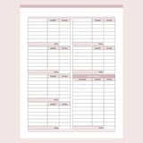 Expense Tracking Template Printable - Page 2