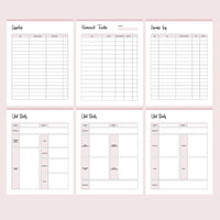 Unit study sheets for homeschooling families - printable