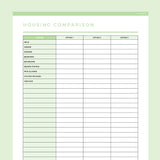 House Hunting Template Editable - Green