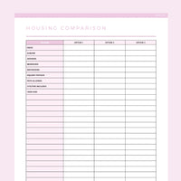 House Hunting Template Editable - Pink