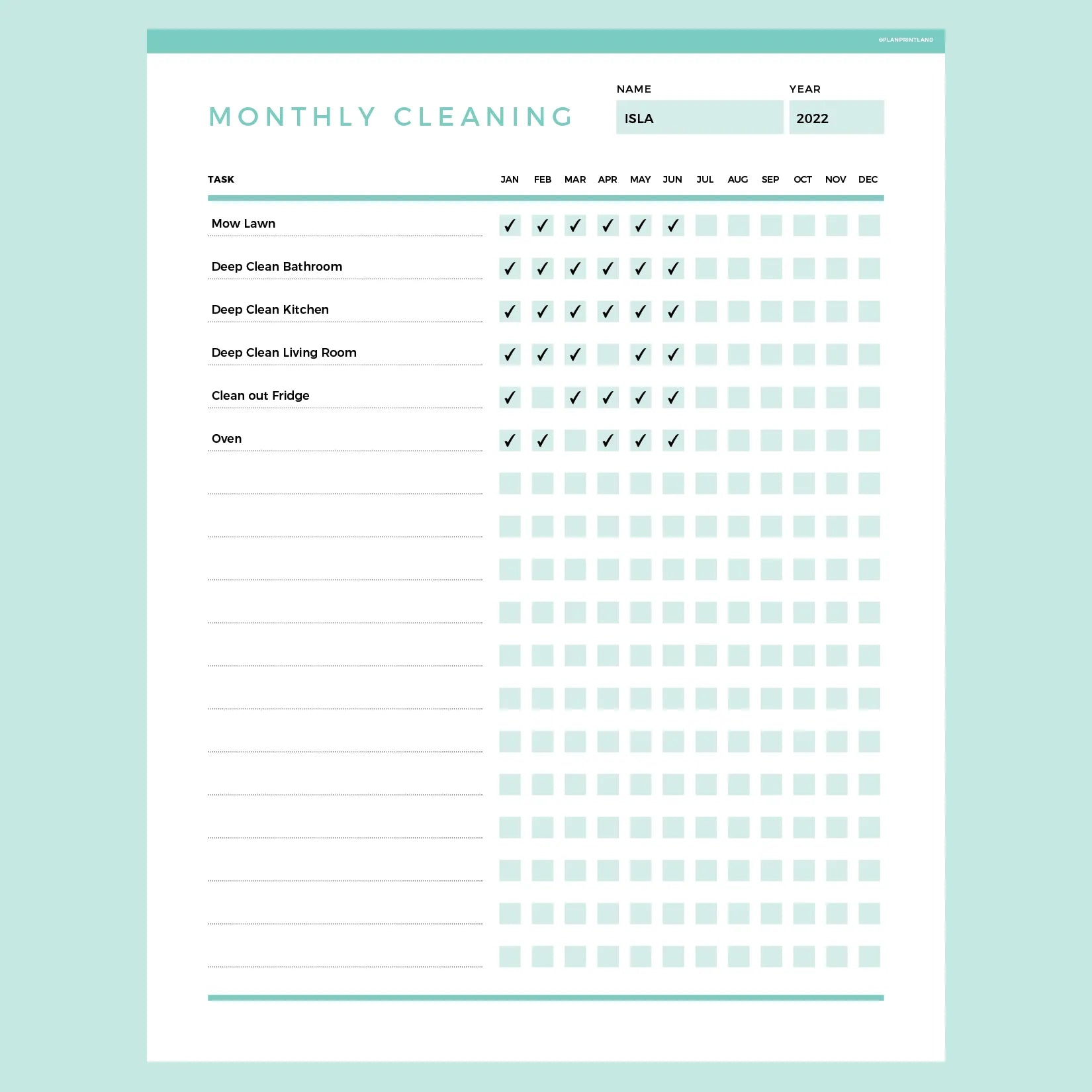 monthly-cleaning-checklist-template-editable-instant-download-fillable-pdf-a4-and-us-letter-plan-print-land for Free Printable Childcare Cleaning Checklist Monthly Cleaning Checklist Template Editable | Instant Download Fillable PDF | A4 and US Letter – Plan Print Land for Free Printable Childcare Cleaning Checklist