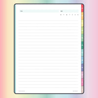 Notability Notebook - Lined Digital Journal