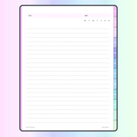 Notebook for Goodnotes - Lined Digital Notebook