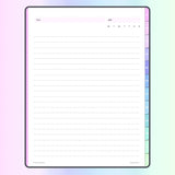 Notebook for Goodnotes - Lined Digital Notebook