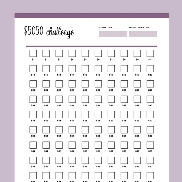 Printable 100 Envelope Savings Challenge | Instant download PDF | A4 & US Letter – Plan Print Land printable-100-envelope-savings-challenge-instant-download-pdf-a4-us-letter-plan-print-land