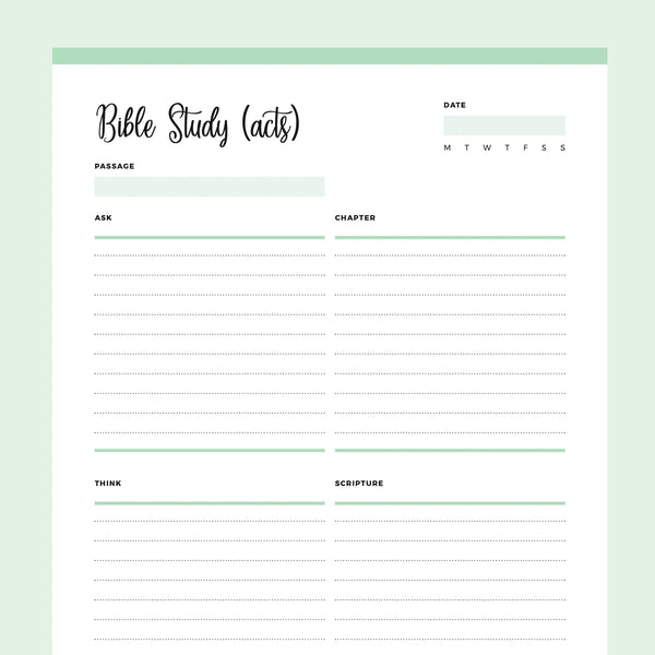 printable-acts-bible-study-template-instant-download-pdf-plan-print-land for Free Printable Bible Study Template Printable ACTS Bible Study Template | Instant Download PDF – Plan Print Land for Free Printable Bible Study Template