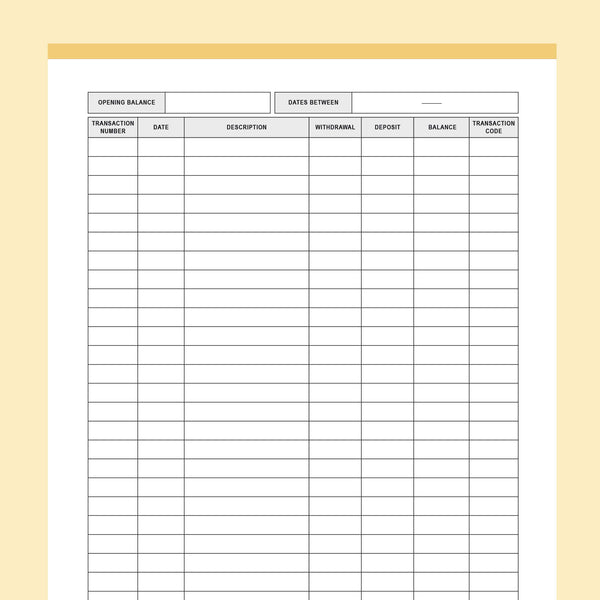 Printable Account Ledger – Plan Print Land printable-account-ledger-plan-print-land
