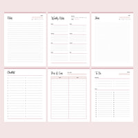 Printable Autism Care Binder - Notes 