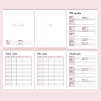 Printable Autism Care Binder - Contacts