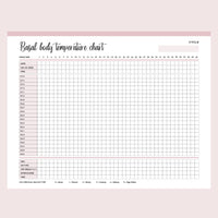 Printable Basal Body Temperature Chart - Page 2