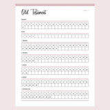 Printable Bible Chapter Checklist - Page 2