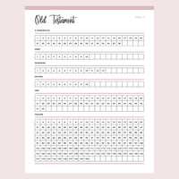 Printable Bible Chapter Checklist - Page 3