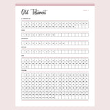 Printable Bible Chapter Checklist - Page 3