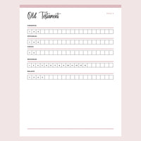 Printable Bible Chapter Checklist - Page 6