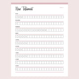 Printable Bible Chapter Checklist - Page 9
