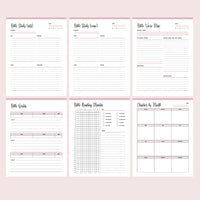 Printable Bible Reading Planner | Instant Download PDF | 46 PAGES ...