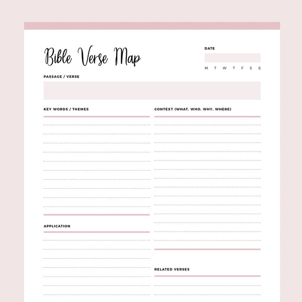Printable Bible Verse Mapping Template | Instant Download PDF – Plan Print Land printable-bible-verse-mapping-template-instant-download-pdf-plan-print-land