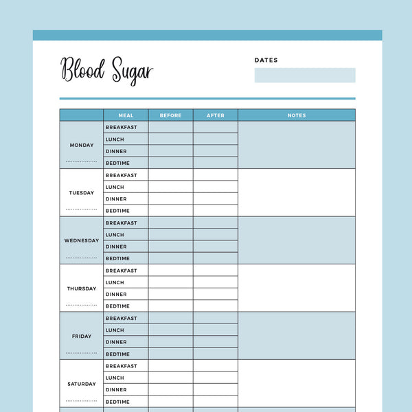 printable-blood-sugar-chart-instant-download-pdf-easy-download-plan-print-land for Free Printable Blood Glucose And Food Log Printable Printable Blood Sugar Chart | Instant Download PDF | Easy Download – Plan Print Land for Free Printable Blood Glucose And Food Log Printable