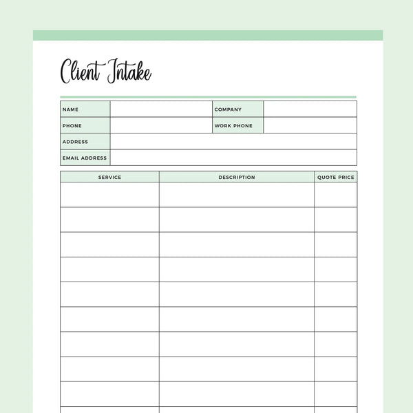 printable-client-intake-form-instant-download-pdf-a4-and-us-letter-plan-print-land for Free Printable Client Information Sheet Printable Client Intake Form | Instant Download PDF | A4 and US Letter – Plan Print Land for Free Printable Client Information Sheet