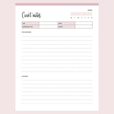 Printable Court Notes