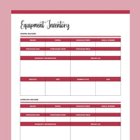 Craftybase Inventory Forms.pdf Printable Crafting Equipment Inventory | Instant download PDF | – Plan ...