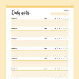 Printable Daily Motivational Quotes - Yellow