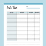 Printable Daily Task List For Cleaning | Instant Download PDF | A4 and ...