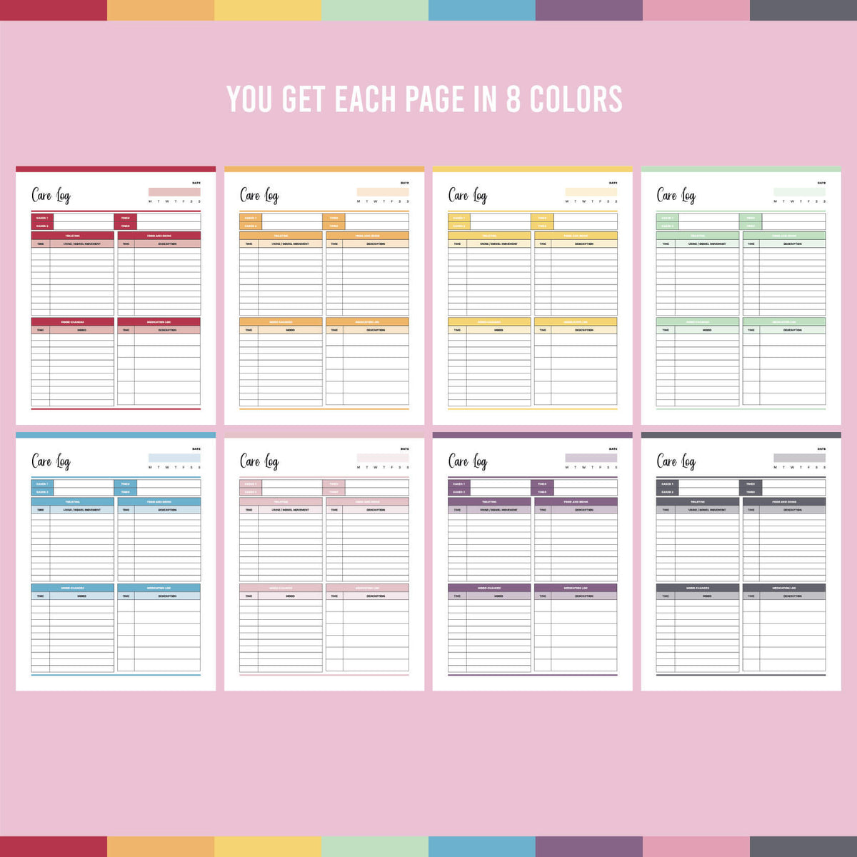 Printable Dementia Care Binder | Instant Download PDF | 52 PAGES – Plan ...