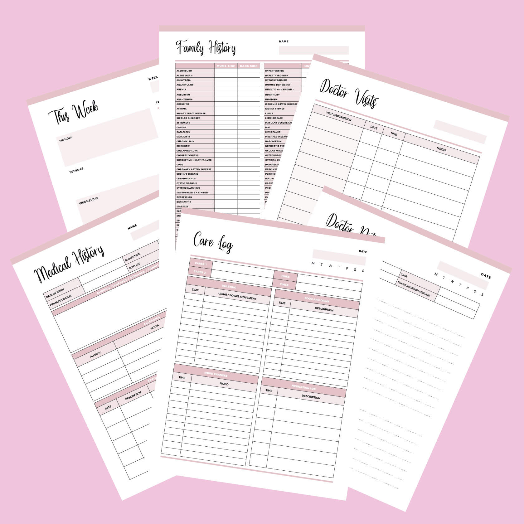 Printable Dementia Care Binder | Instant Download PDF | 52 PAGES – Plan Print Land printable-dementia-care-binder-instant-download-pdf-52-pages-plan-print-land