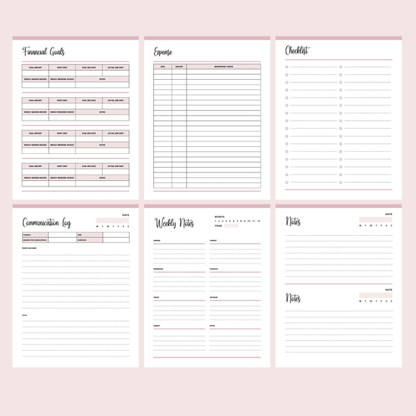 Printable Direct Sales Planner (MLM) | Instant Download PDF | 65 PAGES ...