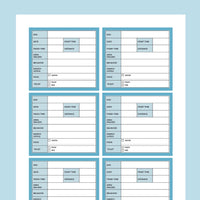 Printable Doggy Report Cards - Blue