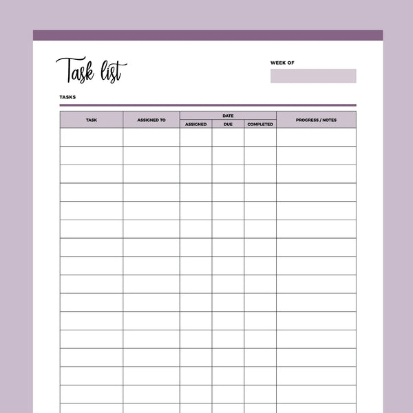 printable-employee-task-list-instant-download-pdf-a4-us-letter-plan-print-land for Favorite Things List For Employees Free Printable Printable Employee Task List | Instant download PDF | A4 & US Letter – Plan Print Land for Favorite Things List For Employees Free Printable