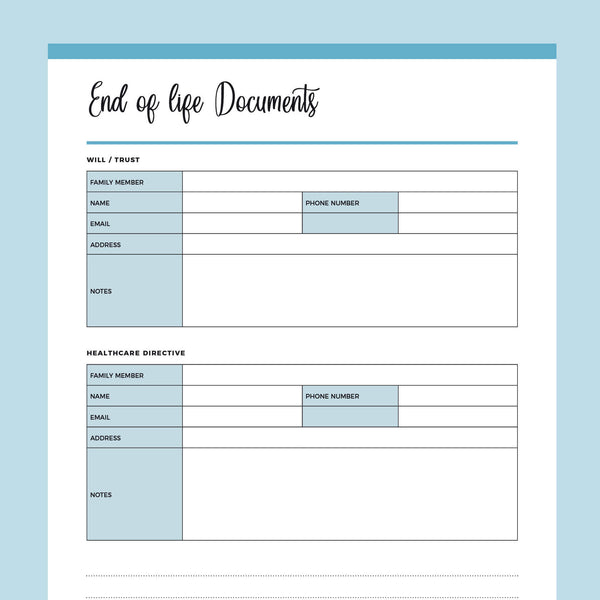 printable-end-of-life-planner-instant-download-pdf-a4-us-letter-plan-print-land for Free Printable Life Planner Pdf Printable End of Life Planner | Instant Download PDF | A4 & US Letter – Plan Print Land for Free Printable Life Planner Pdf