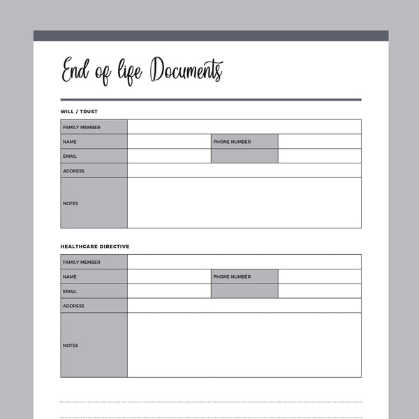 Printable End Of Life Planner Instant Download PDF A4 US Letter Plan Print Land printable-end-of-life-planner-instant-download-pdf-a4-us-letter-plan-print-land