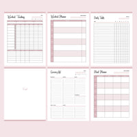 Printable Fitness Planner - Workout Planners