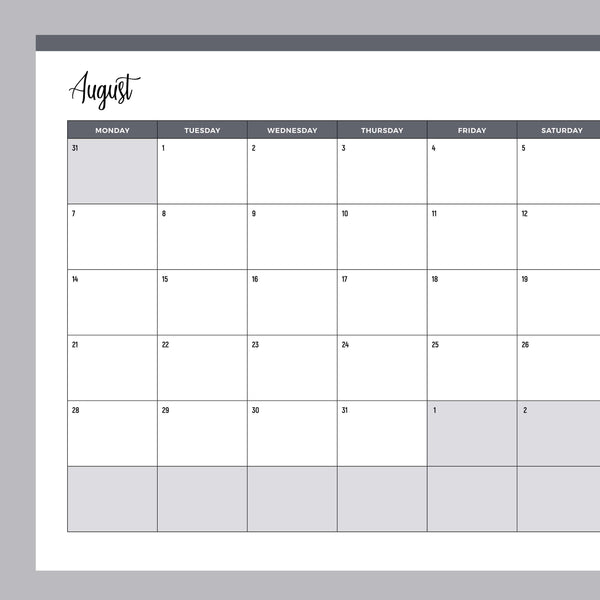 Free 2023 Printable Calendar - Monday Start Calendar – Plan Print Land free-2023-printable-calendar-monday-start-calendar-plan-print-land