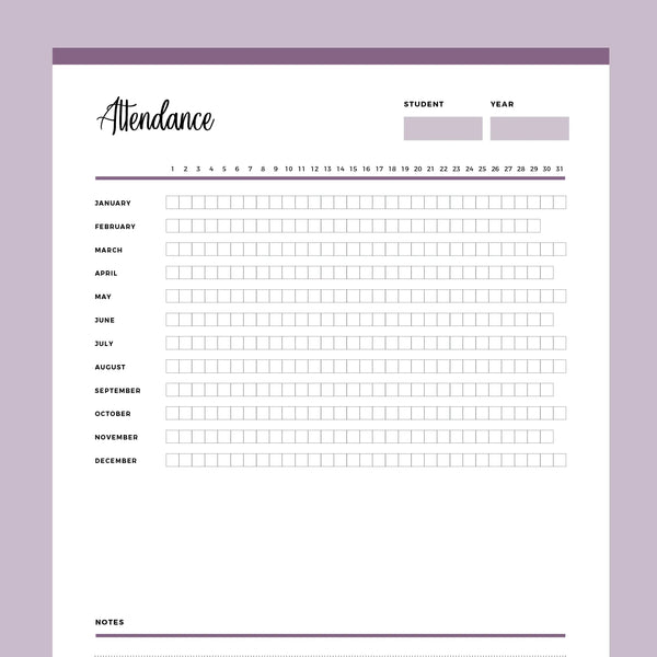 printable-homeschool-attendance-sheet-instant-download-pdf-a4-us-letter-plan-print-land for Free Printable Homeschool Attendance Sheet Printable Homeschool Attendance Sheet | Instant download PDF | A4 & US Letter – Plan Print Land for Free Printable Homeschool Attendance Sheet